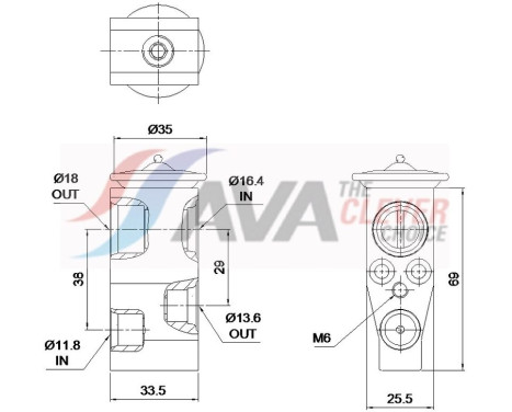 Expansion valve, air conditioning