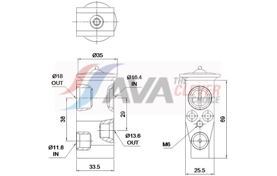 Expansion valve, air conditioning