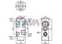 Expansion valve, air conditioning