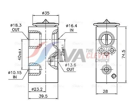 Expansion valve, air conditioning