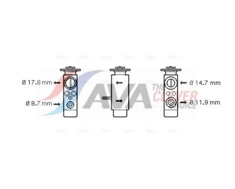 Expansion Valve, air conditioning, Image 2