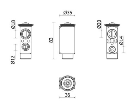 Expansion valve, air conditioning