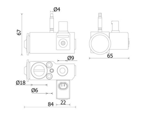 Expansion valve, air conditioning