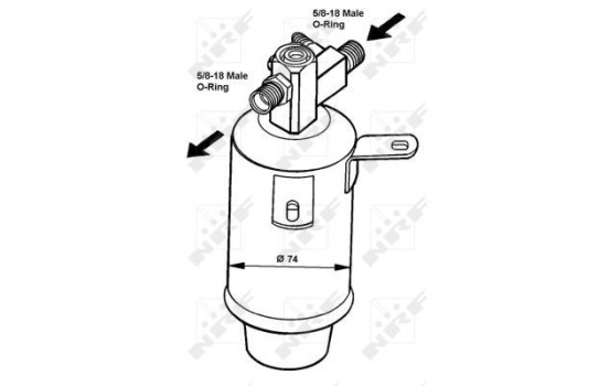 Dryer, air conditioning 33018 NRF