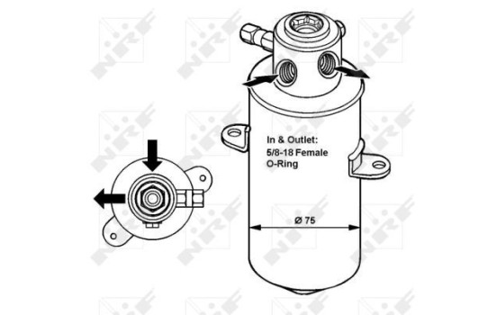 Dryer, air conditioning 33033 NRF