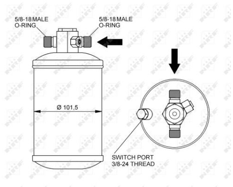 Dryer, air conditioning 33292 NRF, Image 5