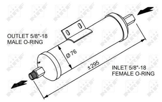 Dryer, air conditioning 33331 NRF, Image 2