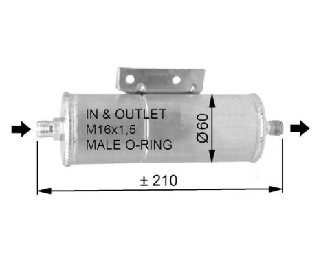 Dryer, air conditioning 33333 NRF