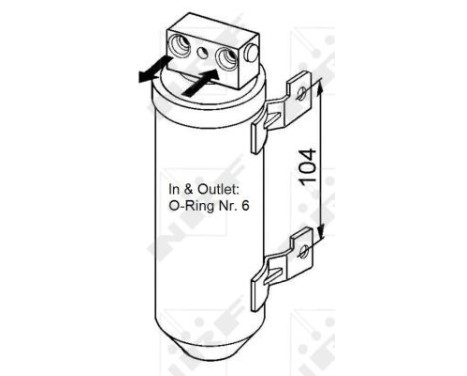 Dryer, air conditioning EASY FIT 33053 NRF, Image 5