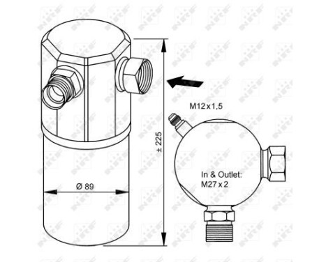 Dryer, air conditioning EASY FIT 33065 NRF, Image 5