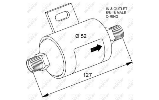 Dryer, air conditioning EASY FIT 33117 NRF, Image 5