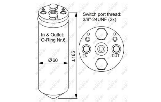 Dryer, air conditioning EASY FIT 33125 NRF