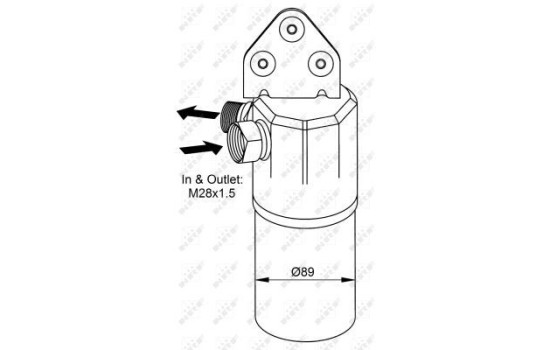 Dryer, air conditioning EASY FIT 33131 NRF, Image 5
