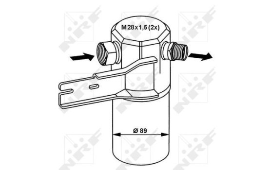 Dryer, air conditioning EASY FIT 33132 NRF, Image 3
