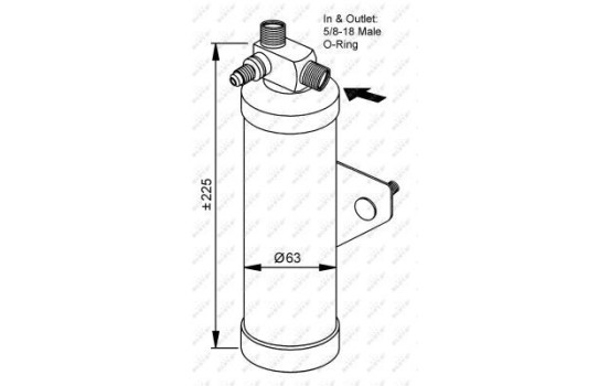 Dryer, air conditioning EASY FIT 33161 NRF, Image 5