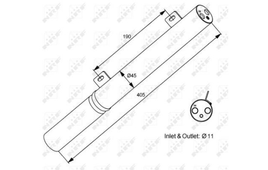 Dryer, air conditioning EASY FIT 33196 NRF, Image 5