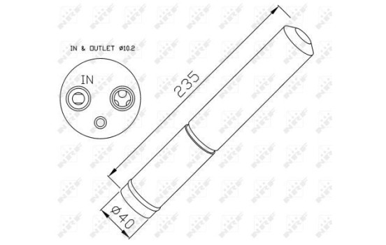 Dryer, air conditioning EASY FIT 33225 NRF