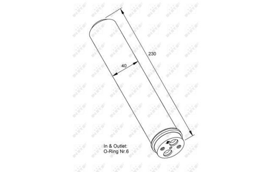 Dryer, air conditioning EASY FIT 33230 NRF, Image 2