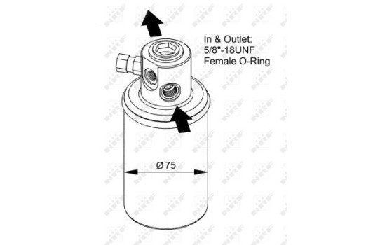 Dryer, air conditioning EASY FIT 33231 NRF, Image 5