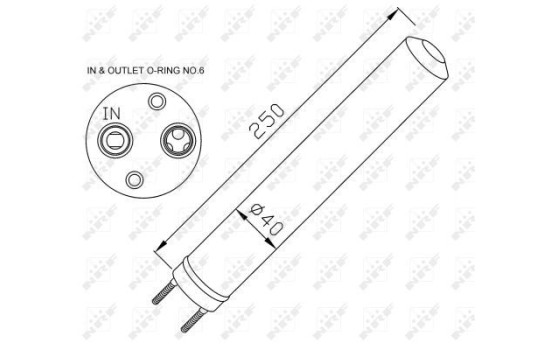 Dryer, air conditioning EASY FIT 33286 NRF, Image 3