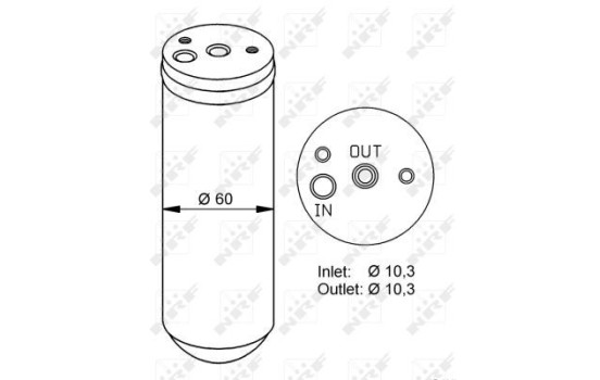 Dryer, air conditioning EASY FIT 33293 NRF