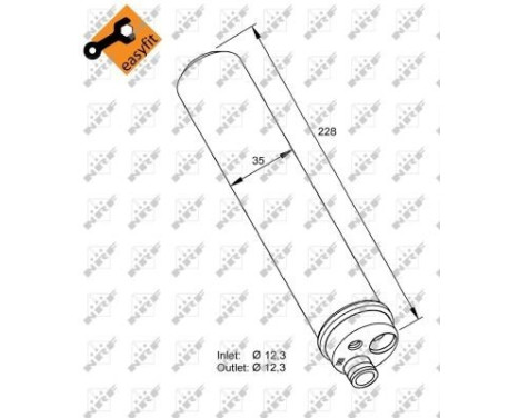 Dryer, air conditioning EASY FIT 33297 NRF, Image 6