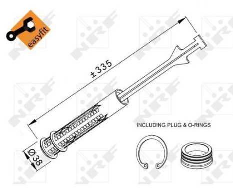 Dryer, air conditioning EASY FIT 33359 NRF, Image 3