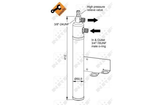 Dryer, air conditioning EASY FIT 33365 NRF, Image 4