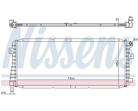 Cooler, drive battery 606557 Nissens