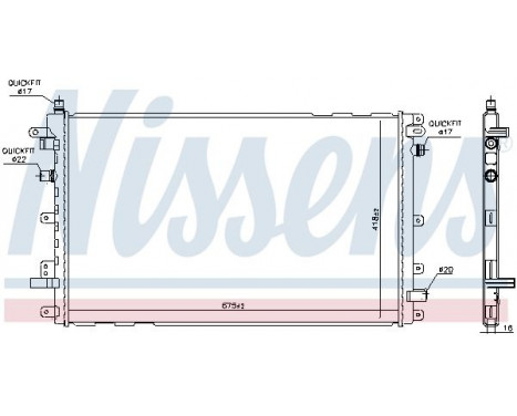 Cooler, drive battery 630772 Nissens, Image 5