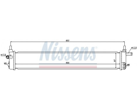 Cooler, drive battery 646837 Nissens, Image 2