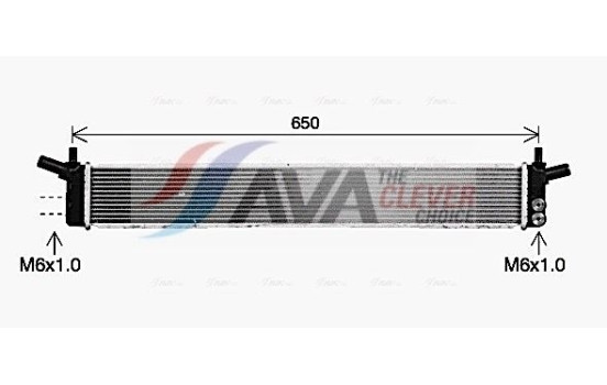 Cooler, drive battery TO2783 Ava Quality Cooling