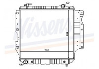 Cooler, engine cooling 61015 Nissens