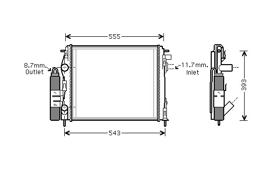 Cooler Module 4300M323 International Radiators