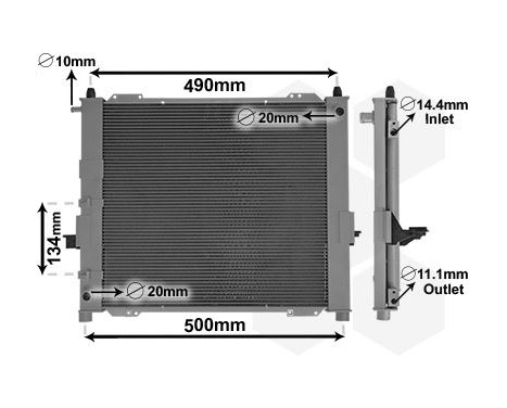 Cooler Module 4301M406 International Radiators