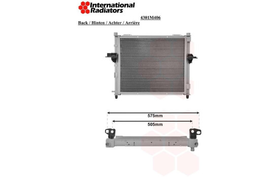 Cooler Module 4301M406 International Radiators, Image 2