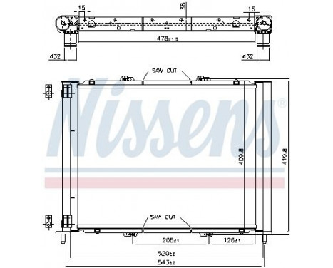 Cooler Module 637626 Nissens