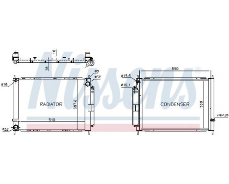 Cooler Module 637636 Nissens