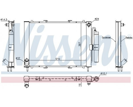 Cooler Module 637637 Nissens