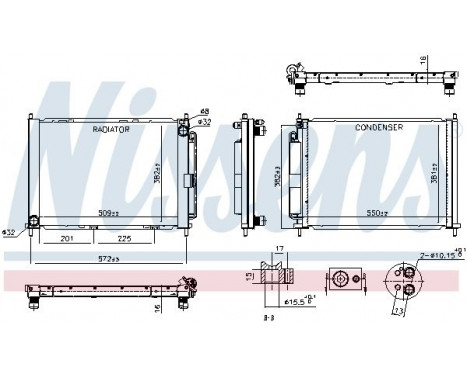 Cooler Module 637654 Nissens