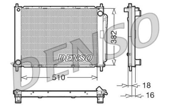 Cooler Module DRM23100 Denso