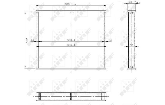 Cooling block, radiator