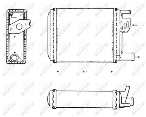 Heater radiator, interior heating, Image 6