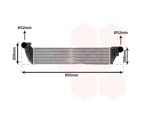 Intercooler, charger 43004397 International Radiators, Image 2