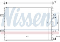Low Temperature Cooler, intercooler 60368 Nissens