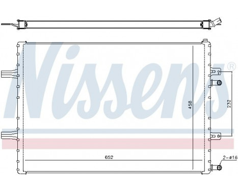 Low Temperature Cooler, intercooler 60368 Nissens