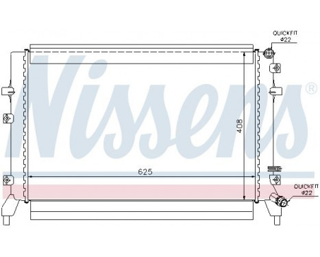 Low Temperature Cooler, intercooler 65294 Nissens, Image 2