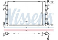 Low Temperature Cooler, intercooler 65306 Nissens