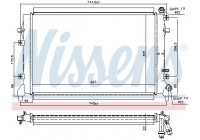 Low Temperature Cooler, intercooler 65324 Nissens