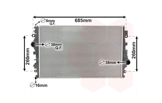 radiator 01012700 International Radiators